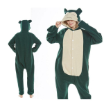 Ki&scaron;eninių monstrų serijos vienos dalies pižama: Slowpoke, Squirtle, Golduck & Bulbasaur animacinė pižama M