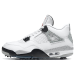 Air Jordan 4 Golf White Cement Unisex Sportbačiai Tech-Grey Black Fire-Red CU9981-100 40