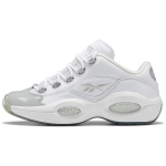 Reebok Question Low Balti Pilki Vyri&scaron;ki Sportbačiai Cloud-White Pure-Grey-3 Pure-Grey-2 GZ0366 44