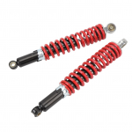 2 vnt. 350 mm amortizatoriai 8 mm auk&scaron;tos kokybės spyruoklė universalus tinka 50 cm&sup3; iki 150 cm&sup3; purviniems, pit tipo motociklams, keturračiams, keturračiams, motoroleriams