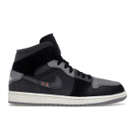 Air Jordan 1 Mid SE Craft Inside Out - Juodi Vyri&scaron;ki Sportbačiai &Scaron;viesiai Grafito Spalvos, Balto, Cemento Pilkos Spalvos DM9652-001 42