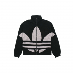 Adidas Originals Kontrastingas Didelio Logotipo Ra&scaron;tas Sherpos Striukė Vyri&scaron;kos Striukės Juoda GC8695 M