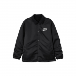 Nike vientisa logotipo spauda Polo striukė Vyri&scaron;kos striukės Juoda DQ4192-010 M