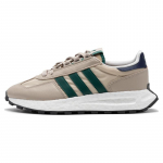 adidas Retropy E5 Wonder smėlio spalvos žali unisex sportbačiai pilki Collegiate-Green tamsiai mėlyni IG9992 44⅔