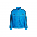 Adidas Originals 83-C Tris juosteles logotipas siuvinėtas stovas apykaklė užtrauktukas sportinė striukė vyrams striukė mėlyna IA2468 XS