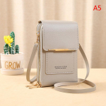 Moteri&scaron;kos rankinės Mink&scaron;tos odinės piniginės Jutiklinis ekranas Mobilusis Telefonas Piniginė Crossbody