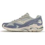 Mizuno Wave Rider 10 Retro žemi bėgimo bateliai Unisex sportbačiai Pilki Mėlyni D1GA215901 38