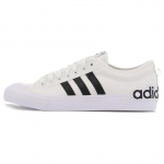 Adidas Originals Nizza Retro Laisvalaikio Smūgius Sugeriančios Patvarios Žemos Vir&scaron;aus Riedlenčių Batai Unisex Sportbačiai Juodi Balti FY7107 36⅔