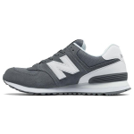 New Balance Nb 574 Atspindintis Audinys Oda Žemi Bėgimo Bateliai Unisex Sportbačiai Tamsiai Pilki Balti ML574CNC 37