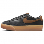 Nike Blazer Low Platform Klasikiniai Patogūs Neslystantys Patvarūs Žemi Kateboardo Batai Moteri&scaron;ki Kedai Juodi DJ0292-003 37.5