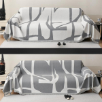 Sofos rank&scaron;luostis, pilnai dengiantis audinys, &scaron;enilinis kempingo kilimėlis, sofa, pagalvėlė, rank&scaron;luostis &bdquo;Four Seasons&ldquo; universalus &bdquo;viskas įskaičiuota&ldquo; sofos užvalkalas 90*180cm oranžinė