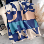 Ka&scaron;myro &scaron;alikas moterims, storas, &scaron;iltas, žieminis pledas, firminis, moteri&scaron;kas, prabangios kokybės, skara, apgaubas, bufanda, pončas, e&scaron;arpas, pa&scaron;mina 180X65CM blue