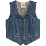 Levis Paprastas Patogus Universalus Nertas Liemenė Moteri&scaron;kos Liemenės 001WQ-0000 M