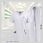 Naminių gyvūnų klinikos medicinos seselės rinkinys, daugiaspalvis, unisex, odontologo chirurginiai uniformos, kosmetologo darbo drabužiai, ligoninės slaugos gydytojo &scaron;veitinių kostiumas XXL