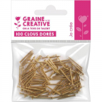 Clou dor&eacute; pour String Art tableau de fil tendu x100 auksas