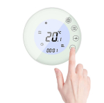 Termostatas LCD ekranas Jutiklinis mygtukas Elektrinis &scaron;ildymas Termostatas white