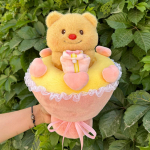 Sviestinio me&scaron;kiuko lėlių puok&scaron;tė baigimo sezonui gimtadienio dovana merginai ir merginai 40cm 0.3kg