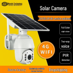 360&deg; PTZ lauko saulės stebėjimo kamera su naktiniu matymu ir nuotoline prieiga mobiliuoju telefonu Q3-English WiFi Version (no battery/storage card)