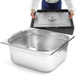Gastronorm konteineris GN 12 su įtraukiamomis rankenomis 325x265x150mm 95L Hendi 817346