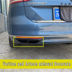 Skirta VW Passat B8 Variant GTE End Alltrack Keturių i&scaron;metamųjų dujų apdaila 2015 2017 2018 Chromuoti stiliaus aksesuarai kėbului Chrome-2pcs