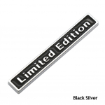 1 vnt. 6,5*1 cm Metalinis Riboto leidimo Fender Bagažinės Ženklelis Emblema Lenktyninis SUV Sportinis Lipdukas Automobilio Kėbulo Lipdukas Visiems juoda