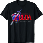 Nintendo Zelda Ocarina of Time Klasikinis Logotipas Grafinis Mar&scaron;kinėliai Mar&scaron;kinėliai S įvairiaspalvis