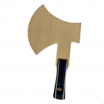 Stalo teniso raketė kirvio formos Ping Pong irklas pradedantiesiems ir patyrusiems Unikalus medinis Wood Racket