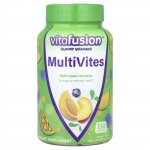 VitaFusion, MultiVites, Essential Multi, Natūralių uogų, persikų ir apelsinų skonio, 150 guminių saldainių