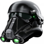 Hasbro Žvaigždžių karai Juodoji serija Imperatori&scaron;kasis Mirties kareivis Premium elektroninis &scaron;almas, Rogue One: Žvaigždžių karų istorijos vaidmenų žaidimo elementas, nuo 14 metų, G0706, Aut
