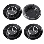 4 VNT. 147 mm C-1028 17028 Automobilio rato centrinės stebulės dangtelis Ženklelis Logotipas Mercedes Benz AMG G350 G500 G63 S680 GLS600 Priedai