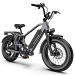 G-FORCE RS pilnai amortizuojantis elektrinis dviratis, 48V 15Ah nuimama baterija pilka