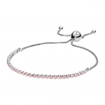 Pandora 925 sidabro apyrankė Rožinės moteri&scaron;kos apyrankės 590524PCZ-OP Box+Shopping Bag,23CM