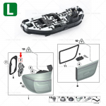 2010-2013 m. E70 BMW X5 galinio žibinto lemputės lizdas &Scaron;oninis galinis dėklas Laikiklis Pagrindas 63217262573 63217262574 63217262575 63217262576 63217262573