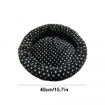 &Scaron;ildoma katės lovelė USB &scaron;ildoma miego pagalvėlė su 3 režimais, patalpoje &scaron;iltas miego lizdas kačiukams, &scaron;uniukams, triu&scaron;iams, katėms, patalpoje ir lauke juoda