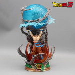 25cm Anime Dragon Ball Goku figūrėlės Anime Sou Goku Super Saiyan veiksmo figūrėlės Modelis Genki Bomb GK Figūrėlių kolekcija Žaislai Dovanos balta