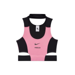 Nike Ambush Bendradarbiavimo Trumpas Vir&scaron;utinis Drabužis Amerikieti&scaron;ko Retro Stiliaus Greitai Džiūstantis Atviru Nugaros Sportinis Apatinis Trikotažas Moteri&scaron;ki Vir&scaron;utiniai Drabužiai Rožinis CW7994-693 XS