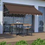 Atsparus vandeniui markizės paviljonas Teleskopinis UV audinys Oksfordas Lauko parduotuvės vėliavos pakeitimas Markizės pakeitimo audinio durų stogelis 200x120cm