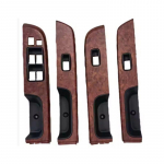 Skirta Nissan Y61 2005&ndash;2026 Automobilio Durų Porankio Vir&scaron;utinės Panelės Apdailos Langų Stiklo Pakėlimo Jungiklio Panelės Dangtelis 74232-0K620 Medžio Ra&scaron;tas