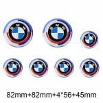 7 vnt. automobilio variklio dangčio priekinės ir galinės bagažinės emblema ženklelis BMW 50-mečio leidimui E36 E46 E53 E90 E60 E93 E87 G01 G20 X3 X5 F30 F20