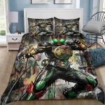 Kamen Rider Geats patalynės komplektas Viengulis Twin Pilnas Karalienės Karaliaus Dydžio Lovos Komplektas Suaugusiems Vaikams Miegamojo Antklodės užvalkalų Rinkiniai 3D Anime Paklodžių Rinkinys 135x200cm