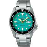Seiko 5 Sports SRPK33K1 SKX Midi pakartotinis leidimas žalsvai mėlynas ciferblatas automatinis vyri&scaron;kas laikrodis 38mm mėlyna