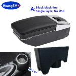 For Countryman R53 R56 R57 R58 R60 Automobilio porankių dėžutė For MINI Cooper porankių dėžutė Atnaujinimo dalys automobilių aksesuarai A black line No USB