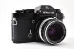 [NAUDOTAS] Nikon EL Juoda 35 mm SLR juostinė kamera su. Ne dirbtinio intelekto Nikkor-H Auto 50mm f/2, Beveik naujas, I&scaron; JAPONIJOS