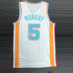 Individualus &scaron;ilumos presuotas krep&scaron;inio mar&scaron;kinėlis San Antonio Spurs 5 Murray 21 Duncan 20 Ginobili Kvėpuojantis bambuko anglies audinys XXL