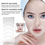 6 vnt. Anti-Wrinkle Facial Pad rinkinys Daugkartinio naudojimo medicininės klasės silikoninis nasolabial Folds Anti-senėjimo kaukė