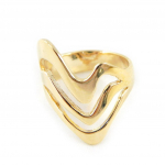 Bague Plaqu&eacute; Or 'Cleopatra'