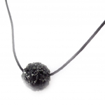 Les Tr&eacute;sors De Lily [K2830] - Collier Cr&eacute;ateur 'Sissi' noir