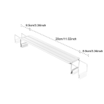 LED Akvariumo &Scaron;viesa Žuvų Akvariumo &Scaron;viesa su I&scaron;plečiamais Laikikliais Augalų Jūrinis Dekoras Aksesuarai 28CM