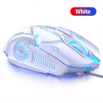FONKEN USB laidinė žaidimų pelė Nutildymo 6 mygtukas su LED foniniu ap&scaron;vietimu Internetiniai žaidimai Konkurencinga pelė, skirta asmeniniams kompiuteriams ne&scaron;iojamojo kompiuterio priedai