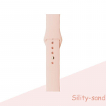 Silikoninis dirželis Apple Watch apyrankei 44 mm 40 mm 38 mm 42 mm laikrodžio apyrankė Apple Watch apyrankei Correa Iwatch Series 7 6 Se 5 4 3 38 40mm ML